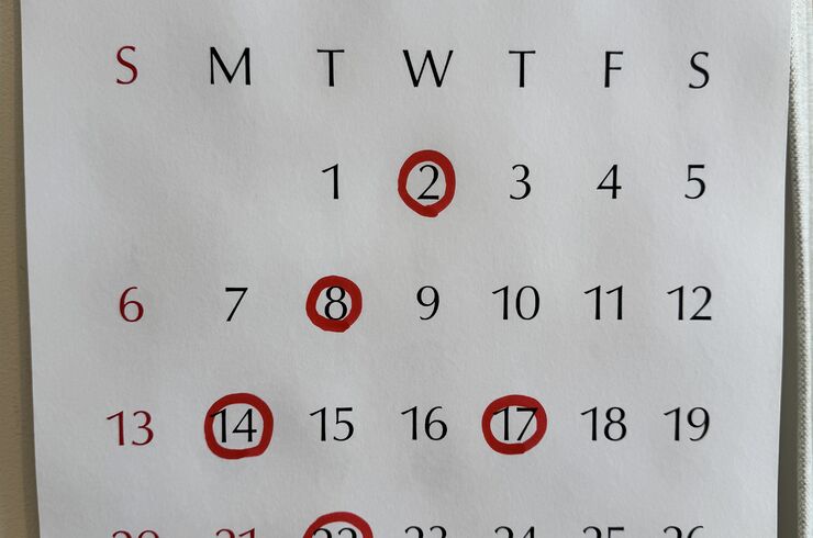 休診日カレンダー