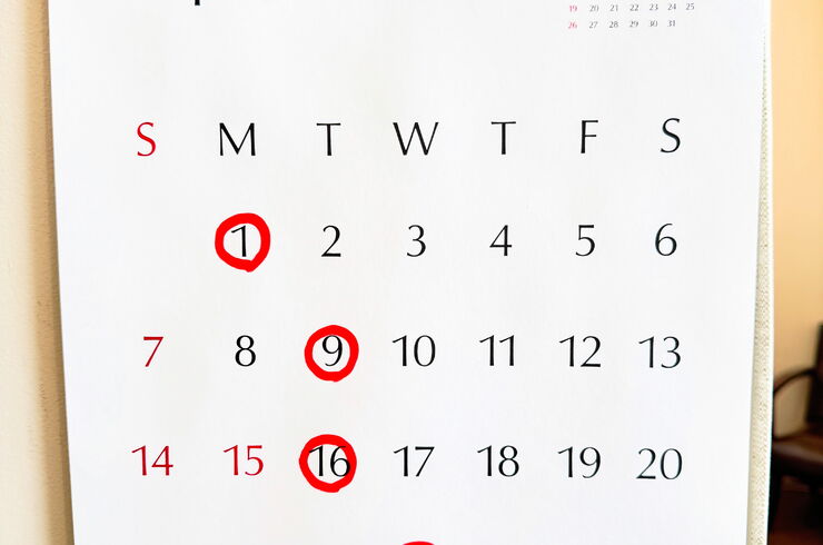 休診日カレンダー