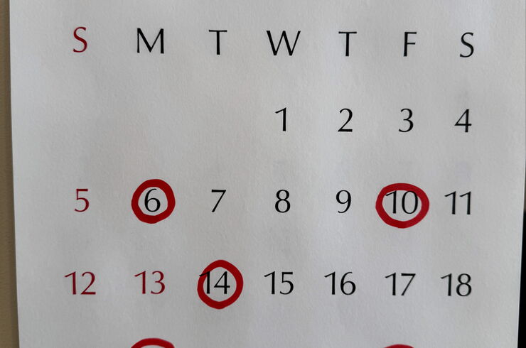 休診日カレンダー